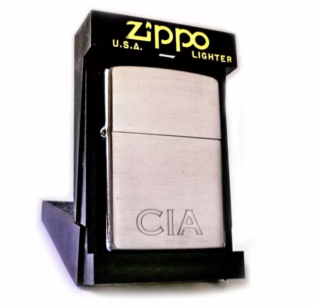 Zippo Vintage 2000 CIA- USA ORIGINAL BOX Collectible MEGA RARE Only 1 on ebay!