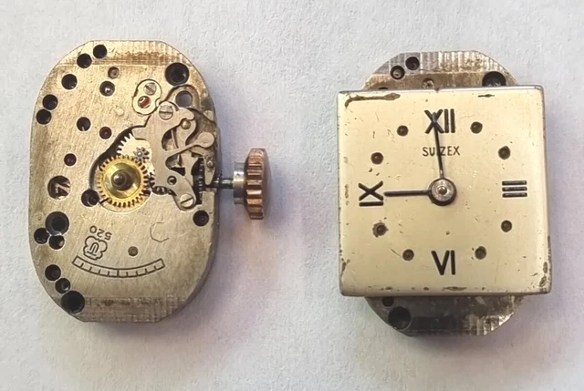 Mouvement De Montre Mécanique Suisse Ancien - Marque Derby (ou Herodia) Calibre 40/D-40 - Pour Horloger