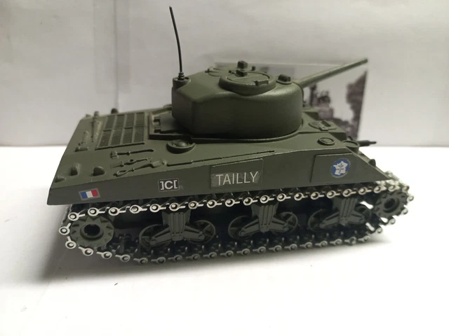 Solido 1/50 – Char Sherman M4A3 TAILLY 2e DB, Normandie 1944 (WW2) – Modèle De Collection (379