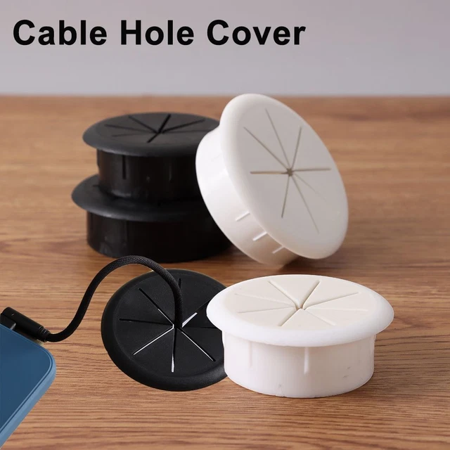 Organizador de cables para muebles cable de escritorio ojal cable cubierta orificio línea puerto de salida
