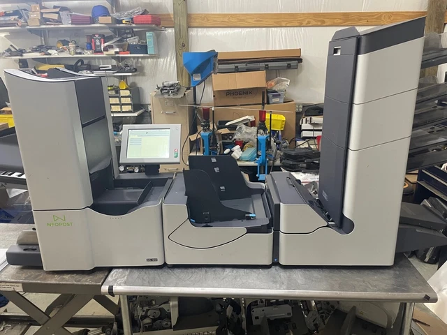 Neopost DS90i Hasler Formax FP Folder Inserter 512K cycles w/Versa Feeder