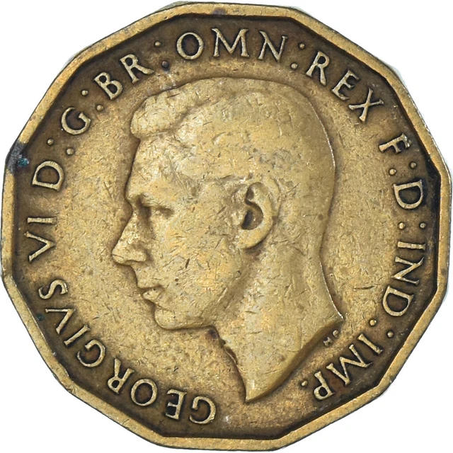 [#1337703] Coin, Great Britain, 3 Pence, 1938