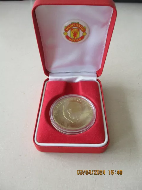 Sir Alex Ferguson CBE MEDAL BOXED - Manchester United