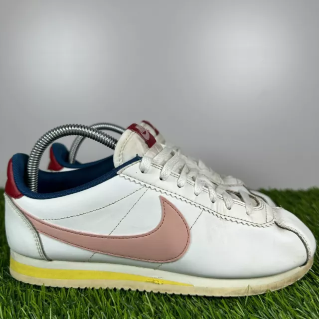 Nike Classic Cortez Womens Size 8.5 Coral Stardust Shoes Sneakers 807471-114