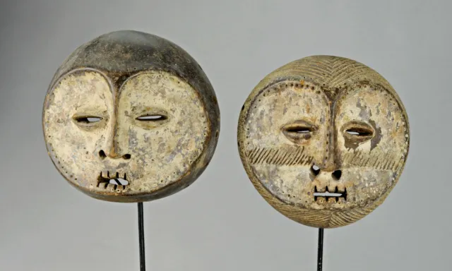 LEGA Wood idimu Mask Bwami Cult Congo Zaire DRC African Tribal Art 1264 12