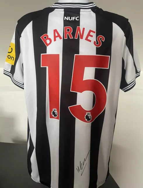 Harvey Barnes Signed Newcastle United Shirt Comes With COA