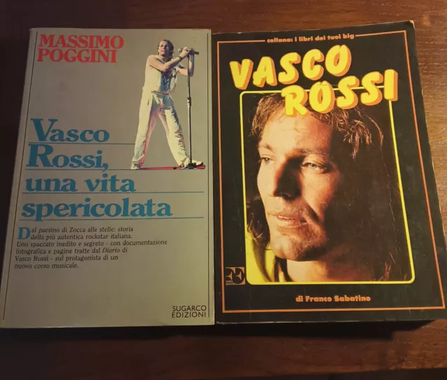 VASCO ROSSI,una vita spericolata e VASCO ROSSI i libri dei big