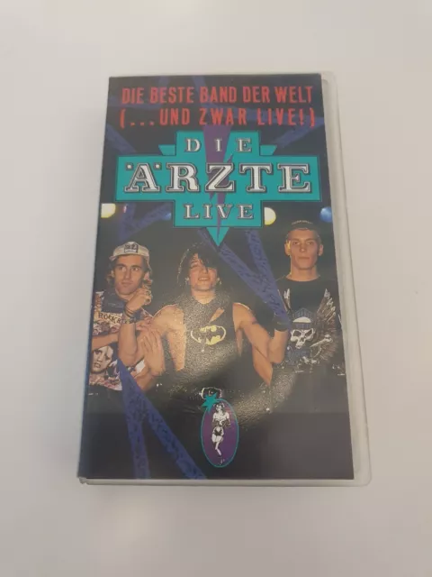 Die Ärzte - Die beste Band der Welt-und zwar live Teil 1 CMV VHS-Kassette  Video