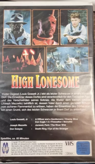 VHS High Lonesome (1995) FSK 16 Drama mit Louis Gossett Jr. und Don Swayze 2
