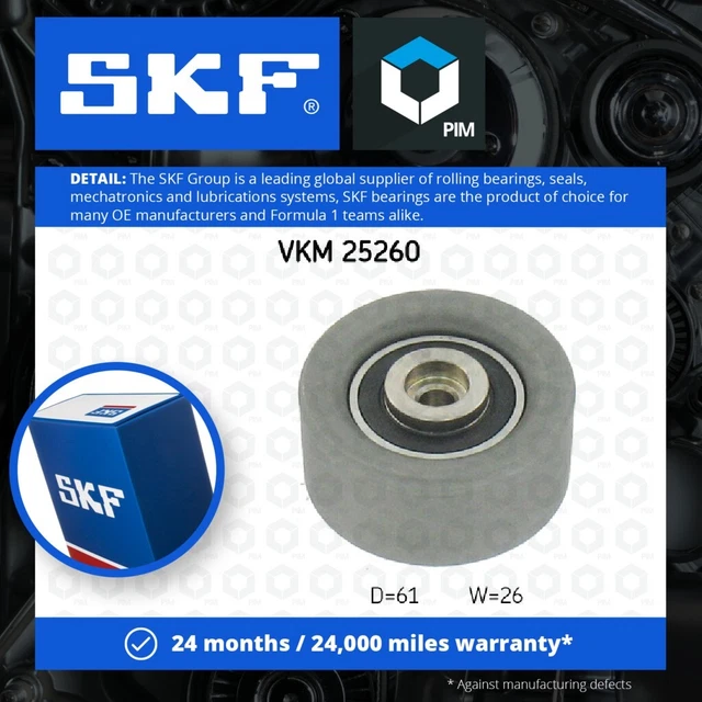 Puleggia guida cintura temporale adatta a VAUXHALL ASTRA G, H, J 1.6 1.8 2000 su qualità SKF