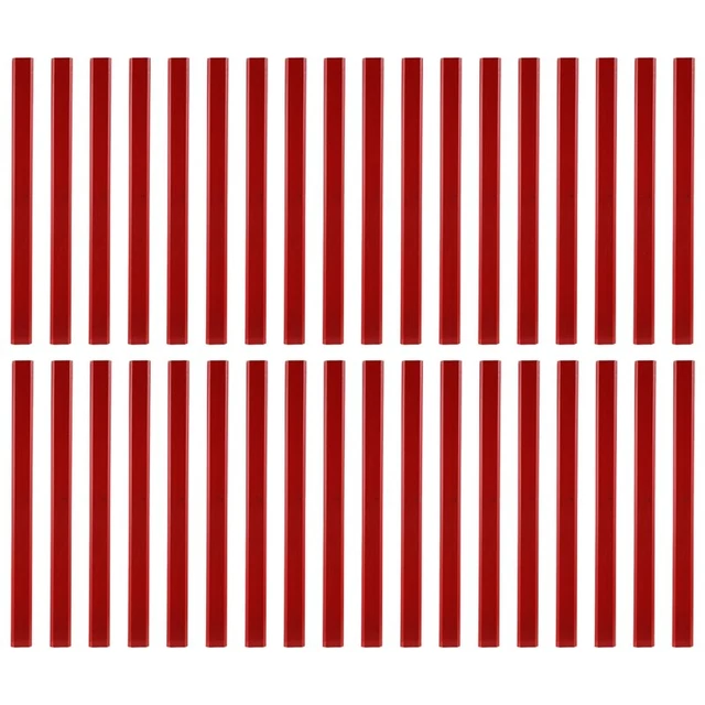 36 pezzi matite costruzione 7 pollici legno duro penna ottagonale camera piatta F4T6