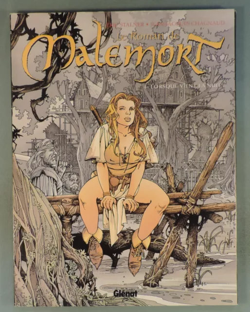 Roman de Malemort 4 avec coffret + 3 ex-libris Stalner Glenat 2002 EO TBE