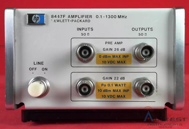 HP - Agilent - Keysight 8447F AMPLIFIER, 1-1300 MHz