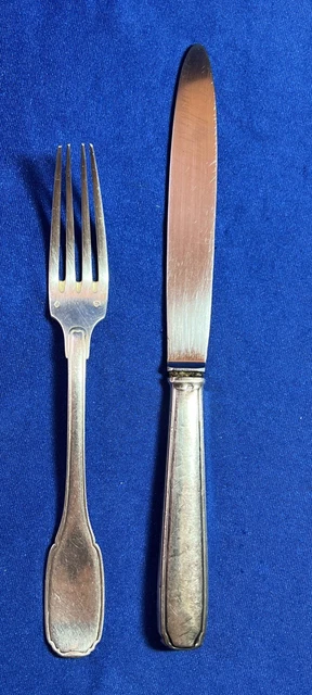 LOT DE 2 Couverts En Argent Poinçon Minerve Orfèvre H B Poids 152 Grs EUR 42,15 - PicClick FR