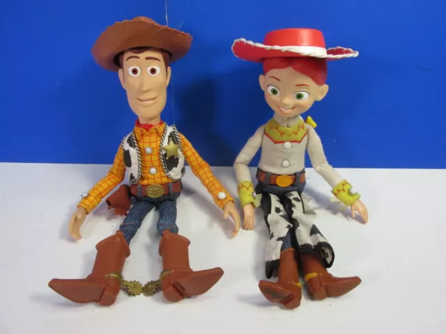 toy story 2 3 4 WOODY & JESSIE SOFT TOY PLUSH DOLL figure DISNEY PIXAR talking