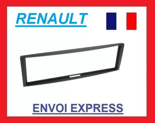 Adaptateur façade cadre réducteur autoradio pour Renault Mégane 2 Modus Clio 3