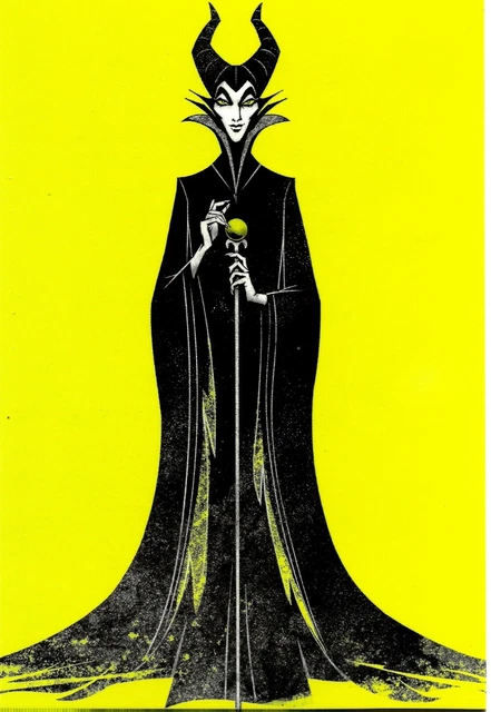 MALEFICENT, SLEEPING BEAUTY, Postcard, Disney Villains £3.78 - PicClick UK