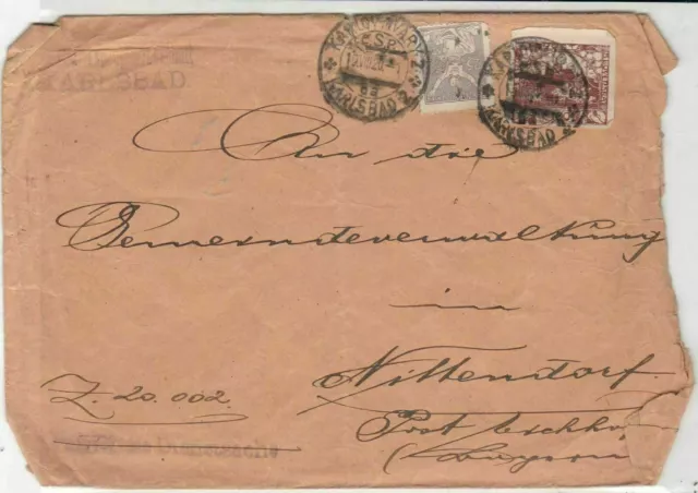 czechoslovakia 1920 stamps cover ref 21013