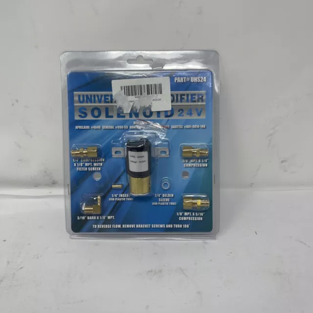 Esp Uhs24 Universal Humidifier Solenoid 24V Aprilaire/General/Honeywell/Skuttle
