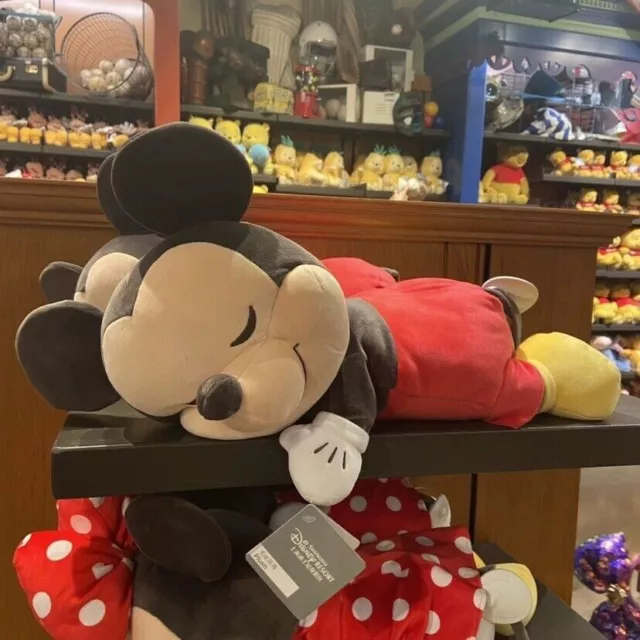 Authentic Disney Mickey Mouse Sleeping Plush doll Shanghai Disneyland