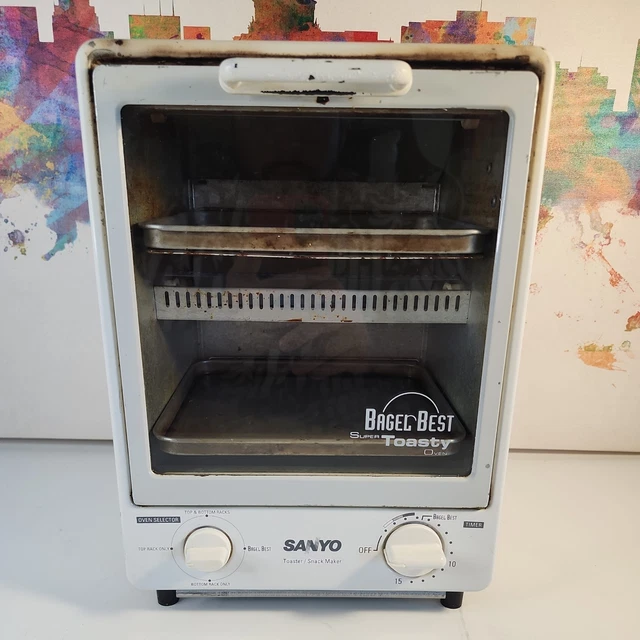 Grille-pain Four Sanyo SK-3G Vintage – Fonctionne, Avec Boîte D'origine