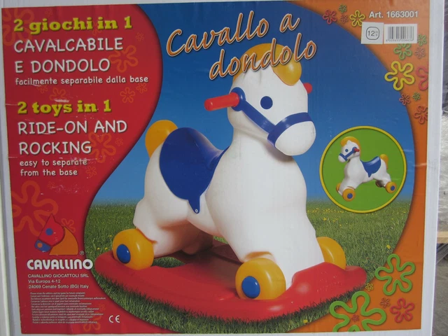 Balancelle Glissière 4 en 1 pour Enfants -Cheval à Bascule avec Panier de Basket, Idéal pour Garçons et Filles de 1 à 6 Ans - Jeux - Jouets