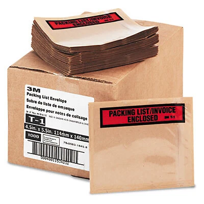 3M™ Envelope,Pklist/Inv,Wdw T-1 3M/Commercial Tape Div. 3M™ T-1 021200737138