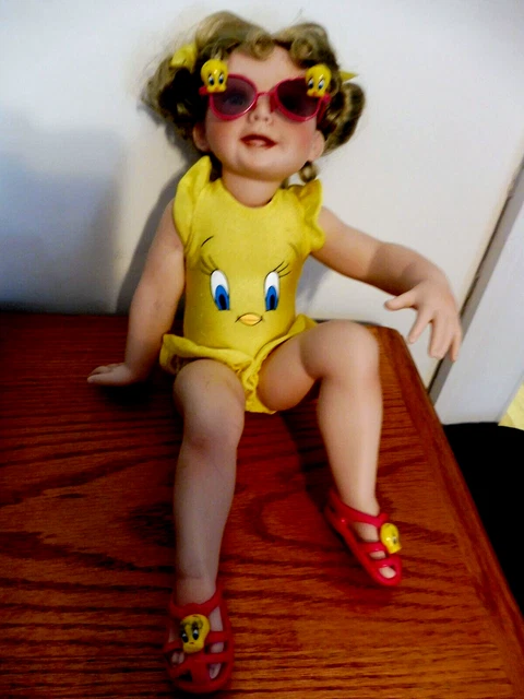 Ashton Drake/Titus Tomescu "Summer Lovin Tweety" Doll Looney Tunes Pool Party
