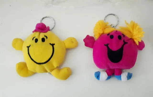 LITTLE MISS SUNSHINE & Mr Bounce plush Keyrings, Mr Men 2001, , £4.38 ...