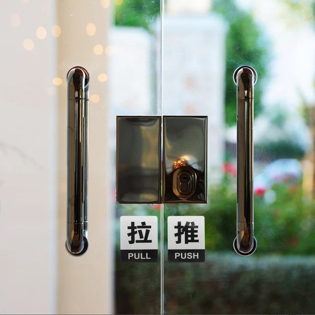 HOUSE SIGN DOOR Push and Pull Signs Chinese Please Side Baby Office £7. ...