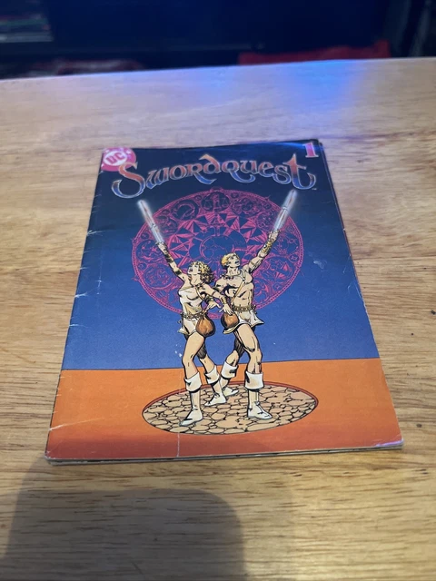 1982 DC Comics Swordquest #1 & 2 Atari Video Game mini comic promo - VGC