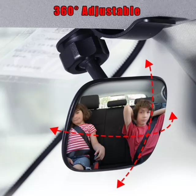 Clear Imaging Inside Rearview Mirror for Safe Monitoring of Rear Passengers