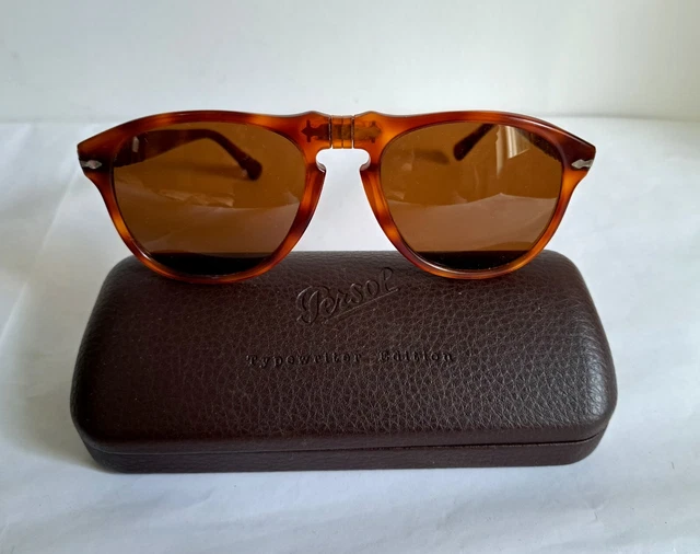 Persol 649 Vintage Occhiali Da Sole E Custodia Originali