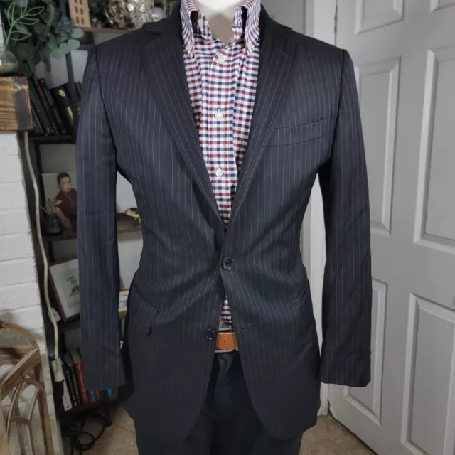 Brooks Brother Men's Sport Coat MADISON FITZGERALD LORO PIANA Size 38R ITALY