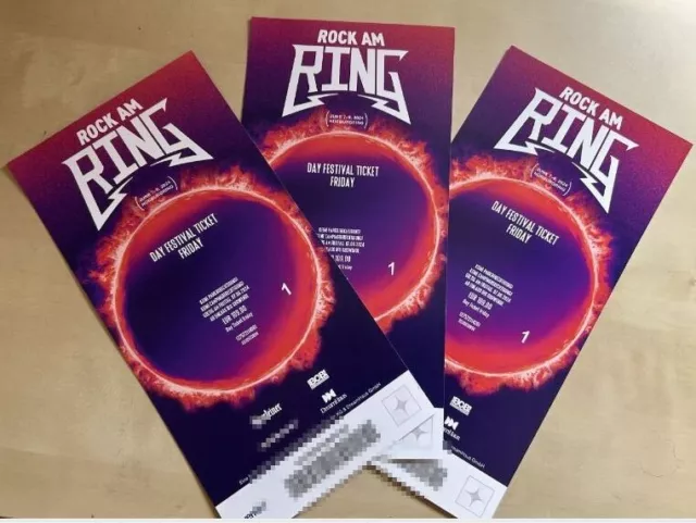 3 x DAY FESTIVAL TICKET FRIDAY - Rock am Ring 2024