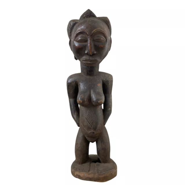 Antique Luba Baluba Tribe Figurine | Congo African Tribal Art | African Mask