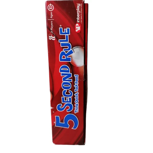 5 SEKUNDEN REGEL Brettspiel leichte Beschädigung der Bretterecke EUR 3,53 PicClick DE