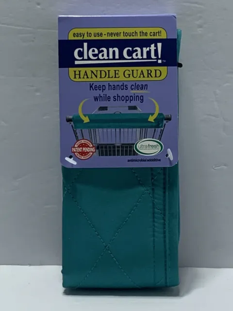 Clean Cart Handle Guard Shopping Cart Reusable Cover Sanitary Washable NEW TEAL