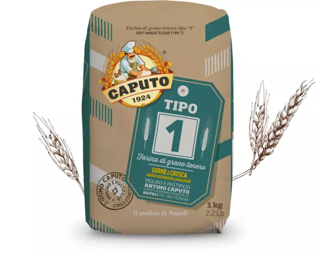 Molino Caputo Mehl - Typ 1 - 5kg - Tipo 1 - Farina di Grano Tenero