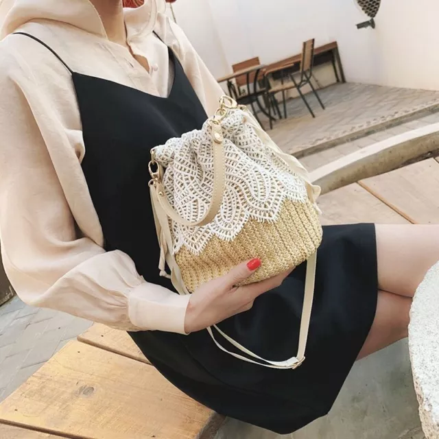 Sac a main online paille femme