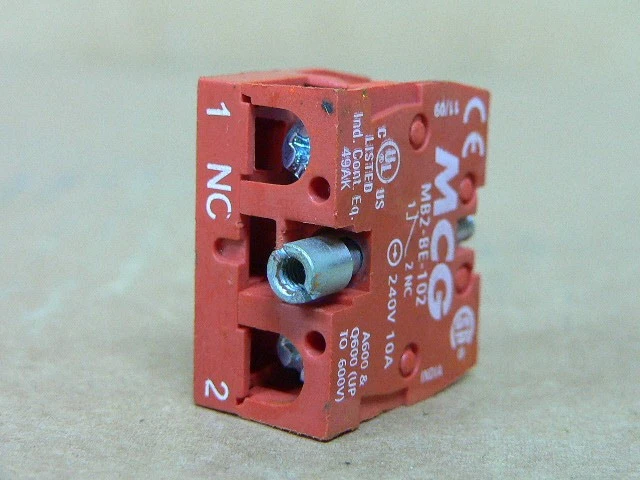 MCG MB2-BE-102 10A 240V Contact Block $17.54 - PicClick CA
