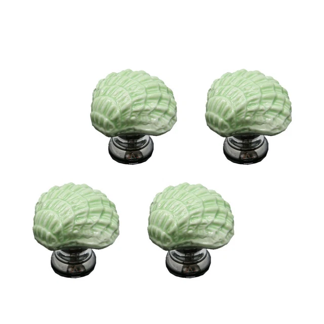 4 Pcs Shoe Cabinet Knobs Drawer Knobs Kitchen Door Knobs Shell 8
