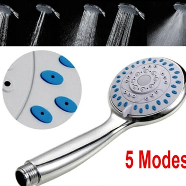 Cabezal de ducha Baden Duranle auriculares varios modos plata ahorro ducha estándar