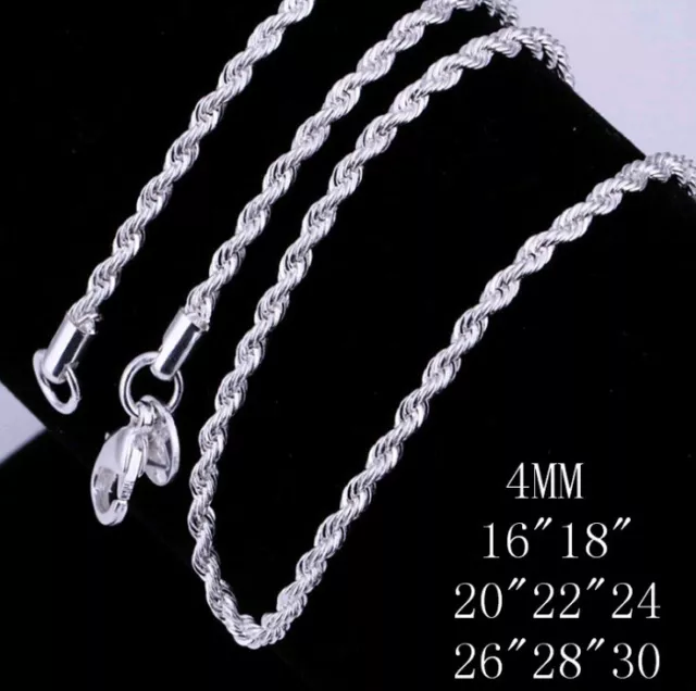 Wholesale Silver Snake Water Wave Chain Women Men Necklace Jewelry 16''-30''