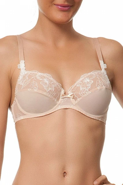 Soutien-gorge LISE CHARMEL Antinea - Modèle "Jetée De Perles" - Taille 90C - Couleur Gris Perlé - NEUF Avec étiquettes