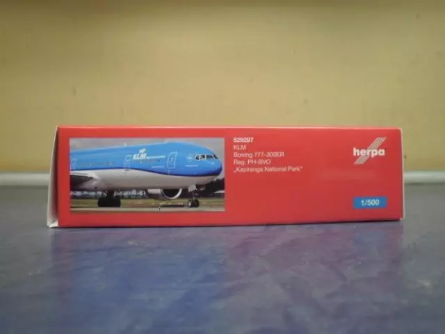 Herpa Wings 1:500 Boeing 777-300ER KLM Jasper Nat.Park 529297-001