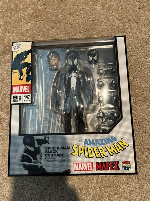 🇺🇸NEW AUTHENTIC MAFEX 147 Symbiote Spider-man Marvel Mint Box $259.99 ...