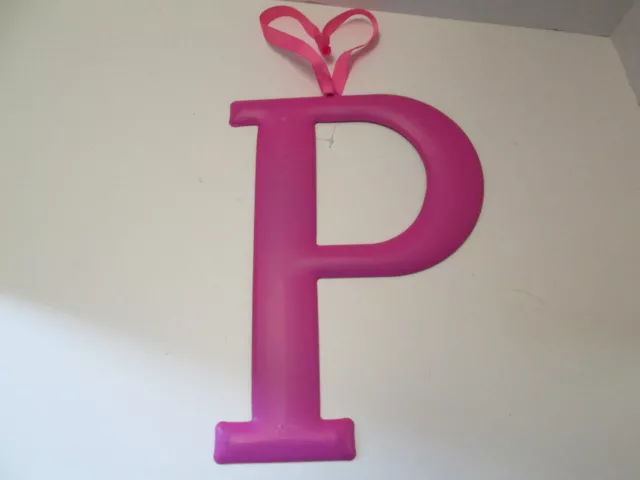 Initial Wall Hanger, Letter "P" by Mud Pie, Dark Blue or Pink, NWT