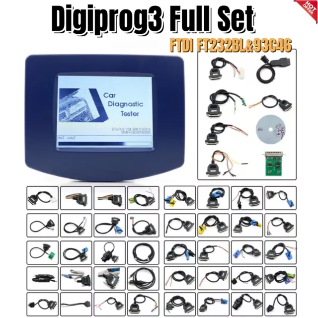 Digiprog3 Full set Odometer Digiprog 3 V4.94 programming DigiprogIII + FTDI Chip