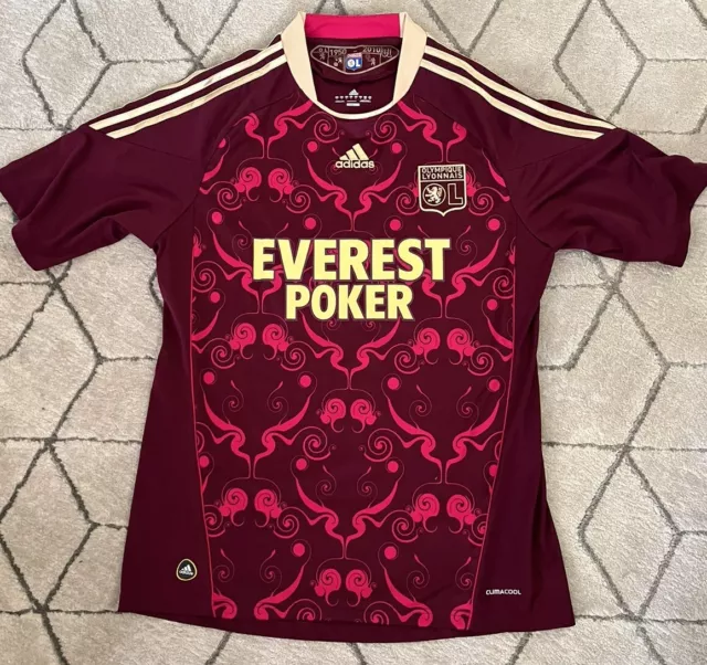 Olympique Lyonnais Fußball Trikot Adidas L Jersey Everest POKER